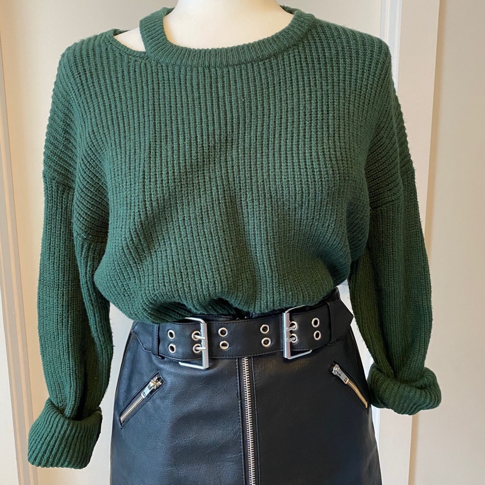 About Us Green Sweater Revolve Clothing - Picture 6 of 10